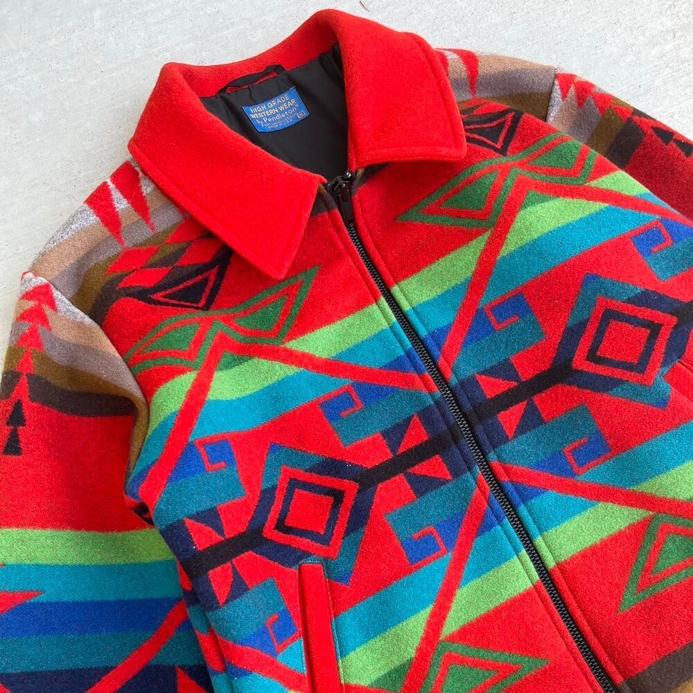 Insane Pendleton High Grade Aztec Jacket - image 1